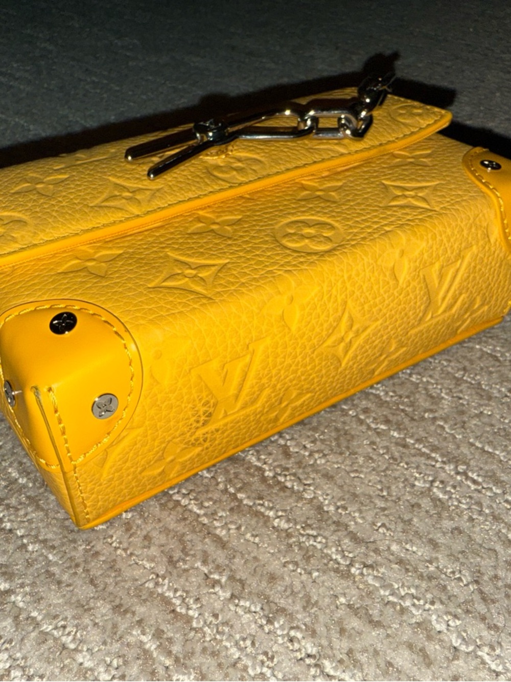 Louis Vuitton Yellow Monogram Chain Steamer Crossbody - Picture 2 of 14